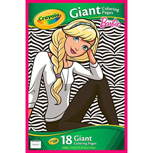 Crayola Barbie 18 Giant Coloring Pages