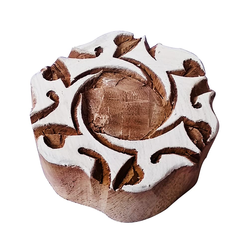 Royal Kraft Wooden Stamps DIY Fabric, Textile, Clay, Pottery, Paper, Henna Printing Blocks THBtag137