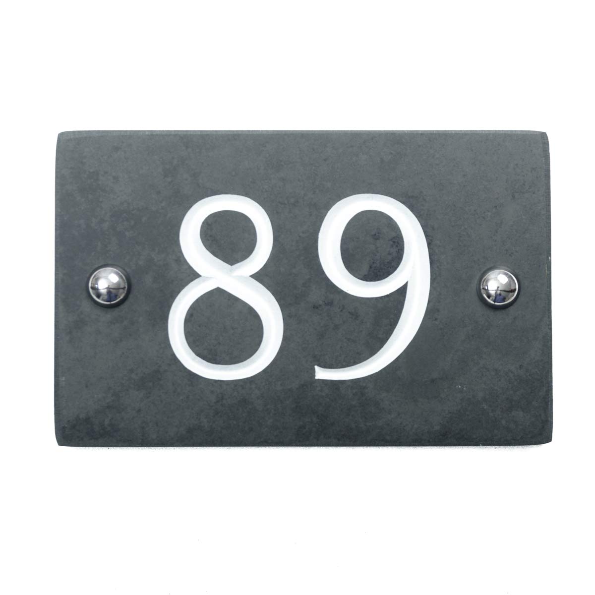 Slate Engraved House Number 89