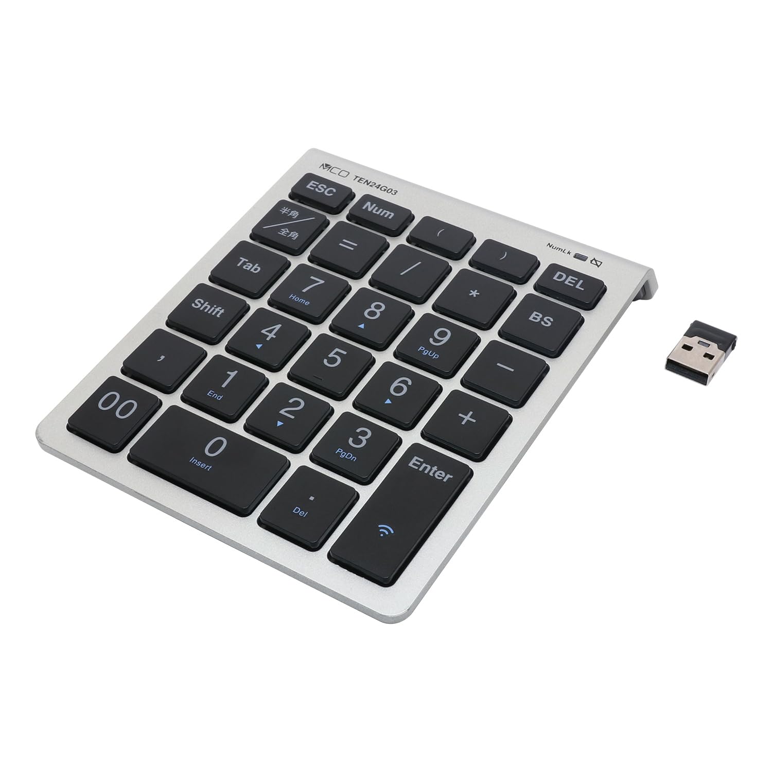 Amazon | ミヨシ MCO Windows用 テンキー ワイヤレス 2.4GHz USB