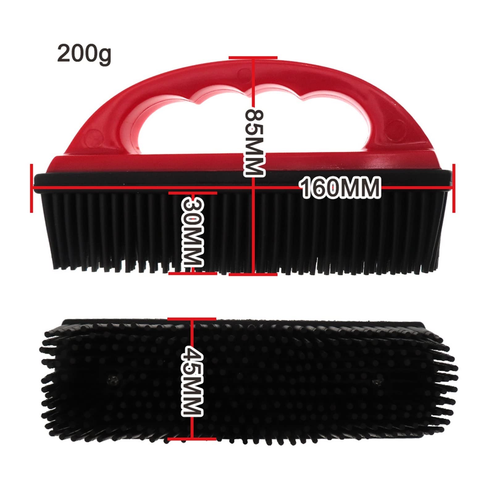 DieffematicSZ Grzebień Portable Cleaning Tool For Massage Comb Silicone Shower Brush