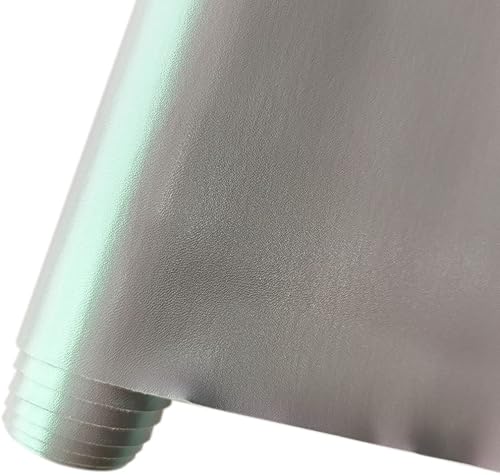 HYANG - Hojas de piel sintética camaleón de color sólido, 1 rollo de 12 x 53 pulgadas, piel sintética muy adecuada para manualidades, fabricación de