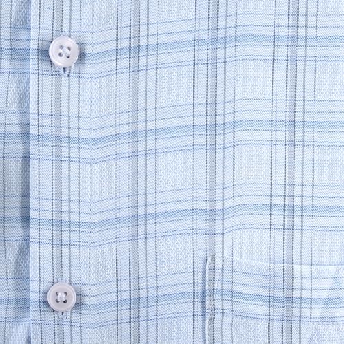 Image of 7-DAYS Men's Premium Checks Formal Shirt - Cotton Rich, Regular Fit, Full Sleeve, with Pocket, Wrinkle Resistant - Stylish Office & Everyday Wear.