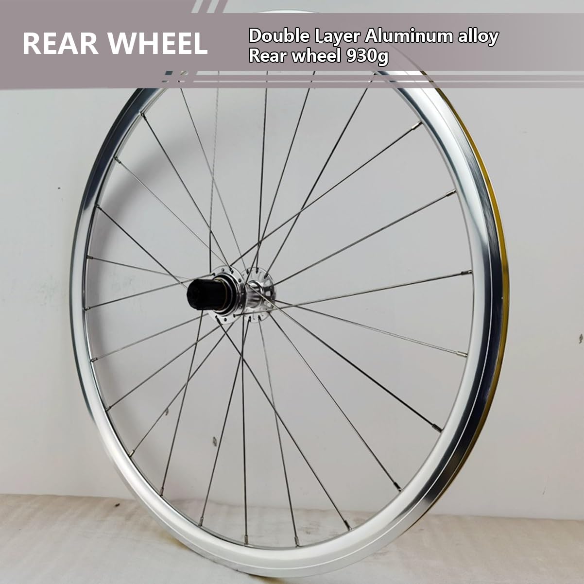 Ruota Anteriore E Posteriore Per Bici Da Strada Freno C/V Set Di Ruote 700C Sgancio Rapido 100mm/130mm Mozzi 20/24H Per Cassetta 8-12 Velocità Altezza Cerchio 30mm