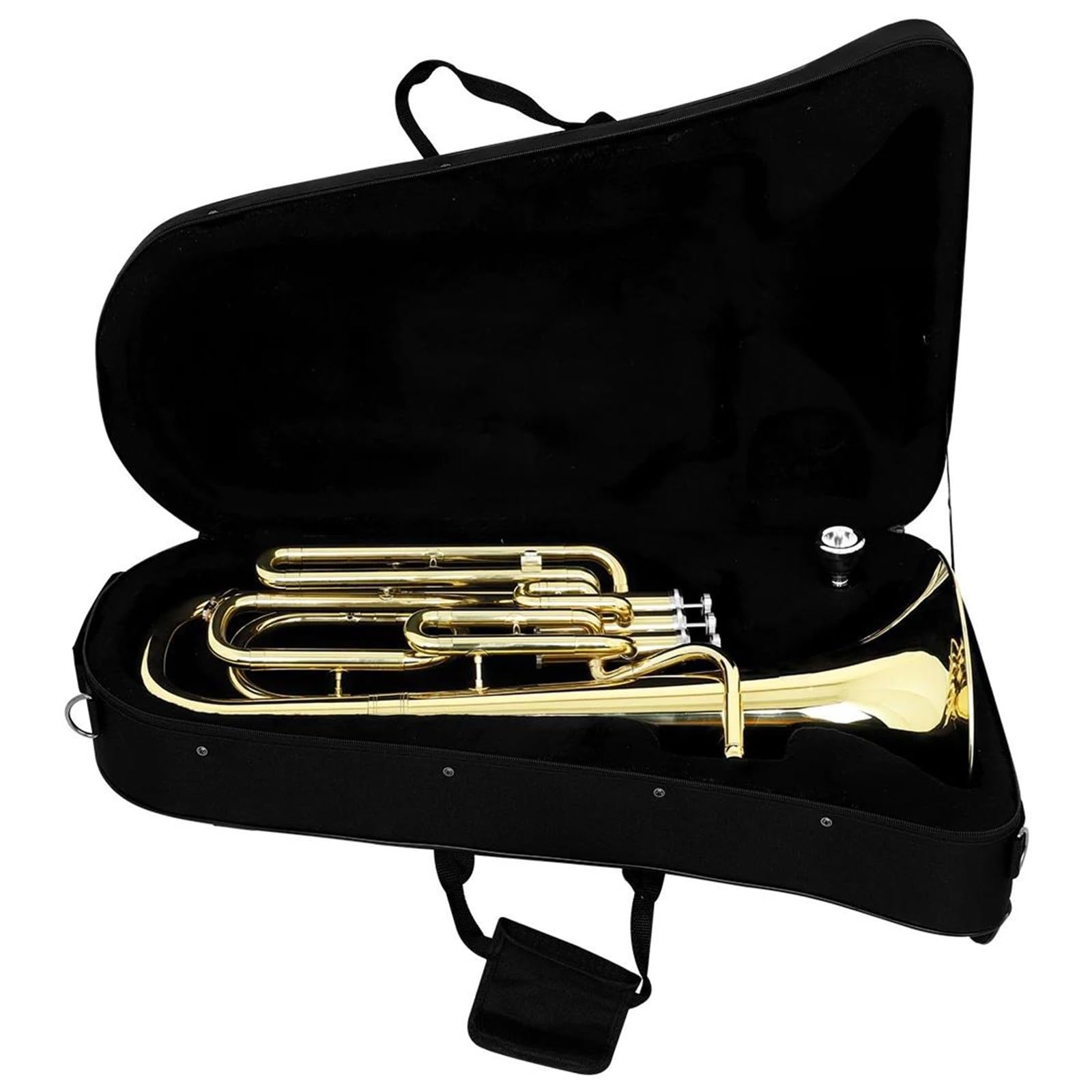 Eufonium Bb Euphonium 3 Klawiszowy Pionowy Instrument Barytonowy Z Mosiężnym Korpusem Tenorowym I Futerałem