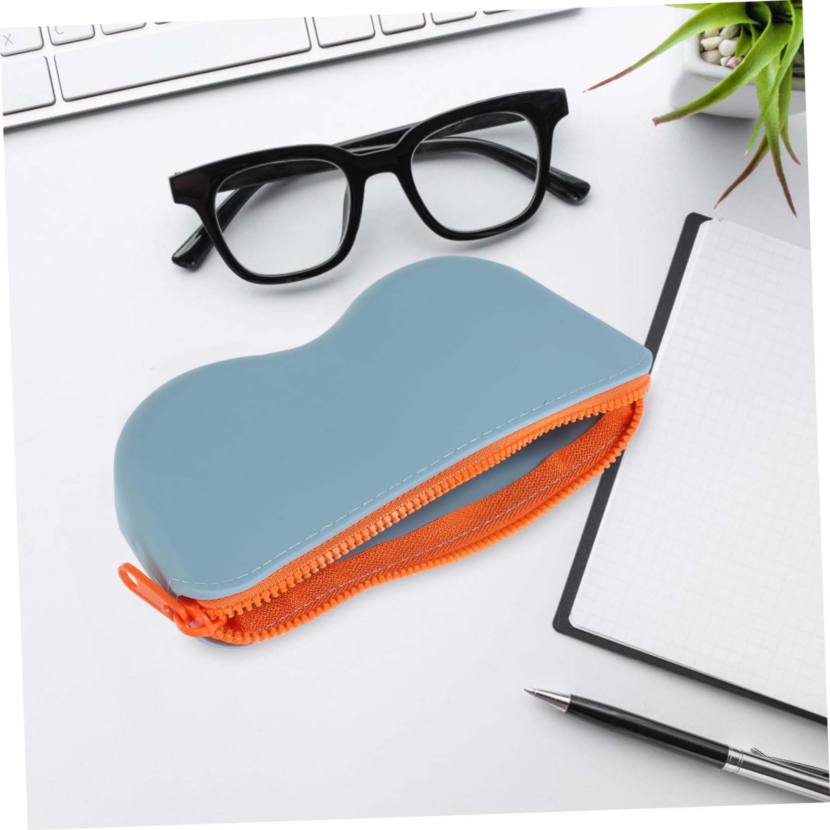 borsa per occhiali astuccio con cerniera box viaggi scatole per bicchieri cofanetti viaggi astuccio per occhiali da sole custodia per gli occhiali Gel di silice rosa