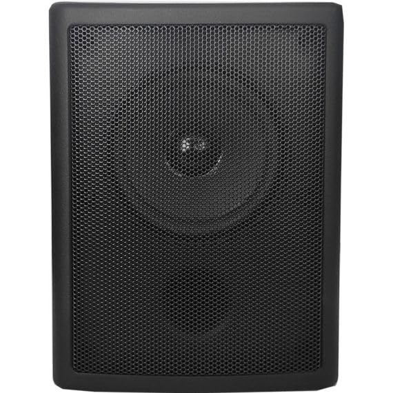Casse Acustiche da Parete 100V 40W Altoparlanti Filodiffusione Professionale Nero
