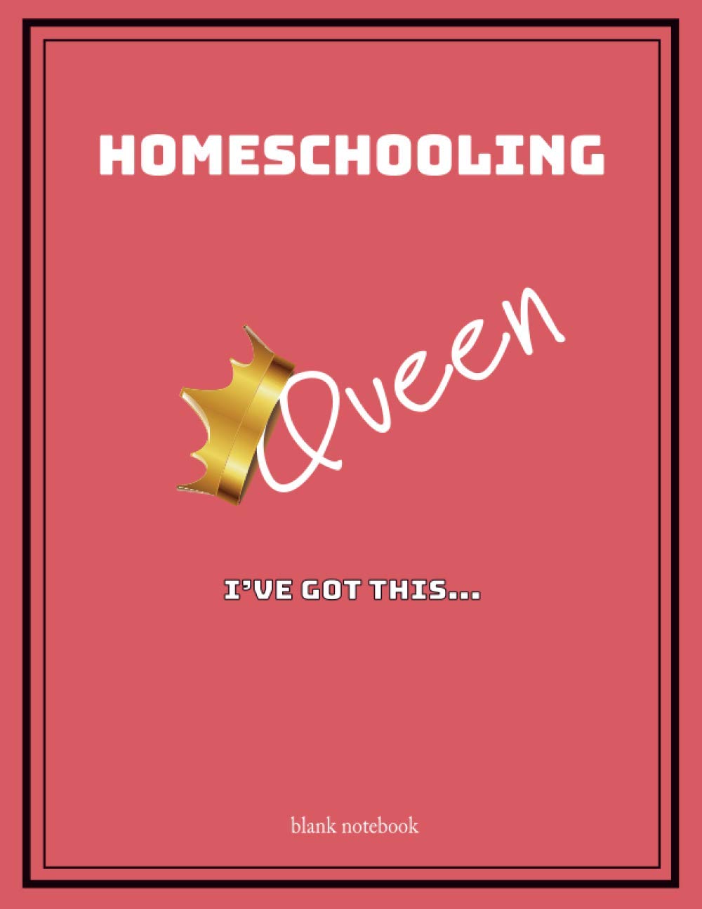 Homeschool notebook: A4 blank notebook with lined and plain pages.