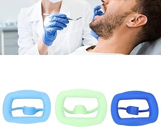 Mouth Opener, 3pcs Silicone Cheek Retractor Mouth Opener Orthodontic Mouth Opener Portable Oral Cheek Flexible Retractor Lip Cheek Retractor for Oral Inspection Mouthguard Challenge Game