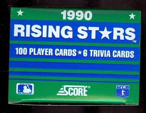 1990 Score Baseball Rising Stars Complete Box Set