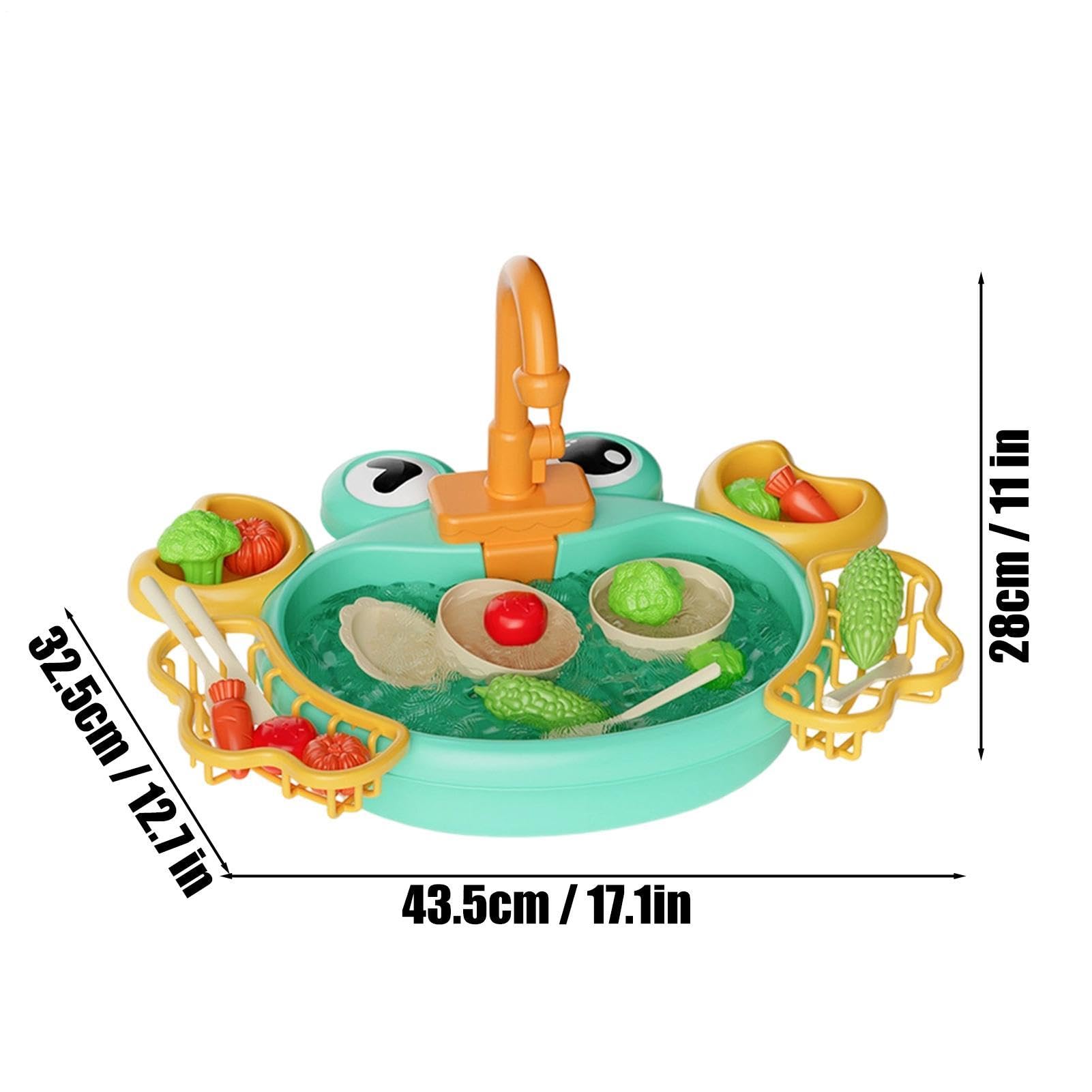 Generico Giocattolo con Acqua Corrente Giochi di Ruolo per Bambini | Finto Lavello Giocattolo per Bambini in Casa Bagno Cameretta Giardino Terrazzo Asilo Spiaggia Campeggio Compleanno