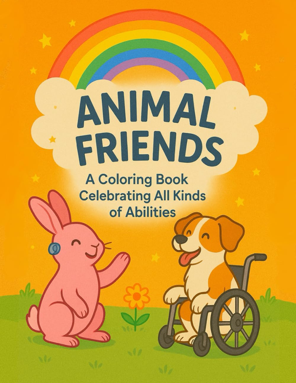 Animal Friends: A Coloring Book Celebrating All Kinds of Abilities