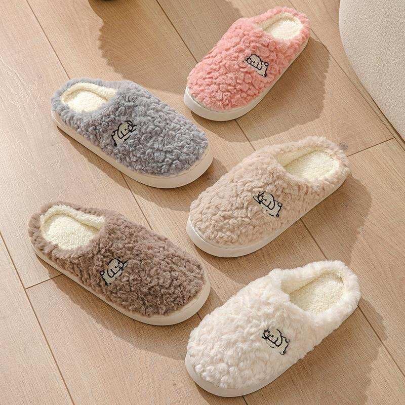 Image of DRUNKEN Slippers For Men Winter Sandals Casual Flats Home Footwear Man Girls Sliders Flip Flops Chappals Ladies Clogs Sleeper Slides Stylish Ortho Soft