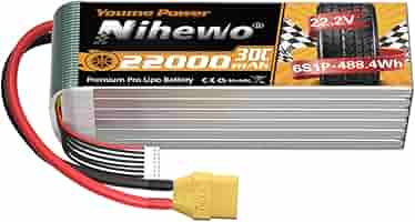 Amazon.co.jp: Nihewo 22.2V リポバッテリー 6S リポバッテリー