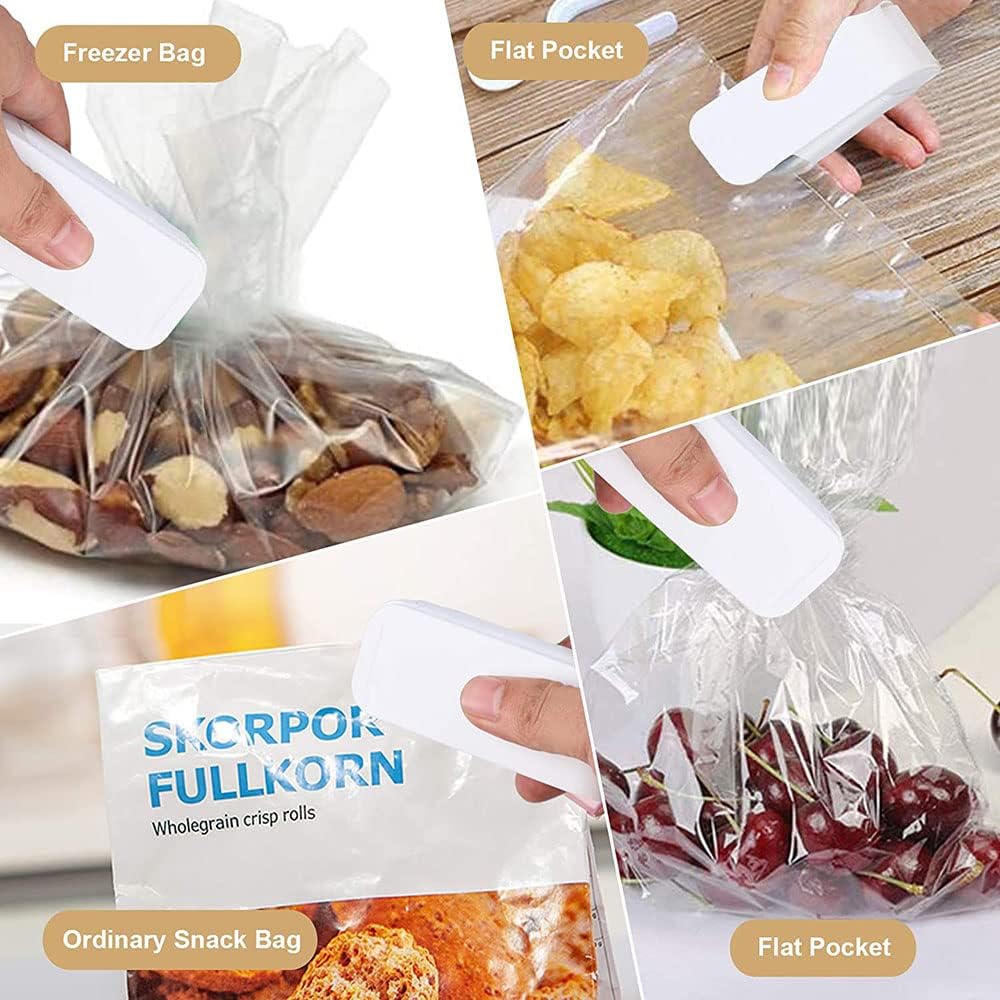 Everstep Mini Sealing Machine for Food Storage Vacuum Bag Mini Sealer | Portable Mini Sealer | Plastic Bag Sealer | Snack Bags Sealer | Package Home Closer Storage Tool (Light Blue) Everstep Mini Sealing Machine for Food Storage Vacuum Bag Mini Sealer | Portable Mini Sealer | Plastic Bag Sealer | Snack Bags Sealer | Package Home Closer Storage Tool (Light Blue)