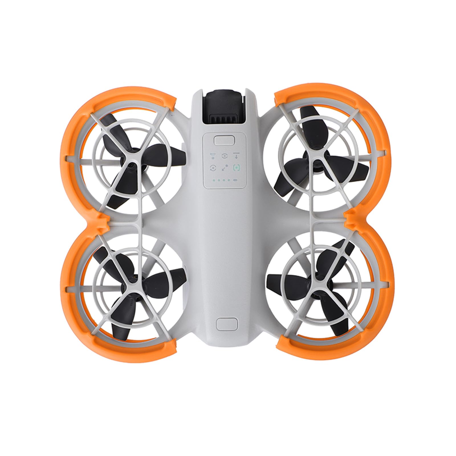Propeller Guard Protector Drone Accessories for DJI NEO,Prop Bumper Strip Set Anti-Collision and Anti-Scratch Bumper Ring Protective Cover Accessories for DJI NEO Combo Drone (Orange) - Image 3