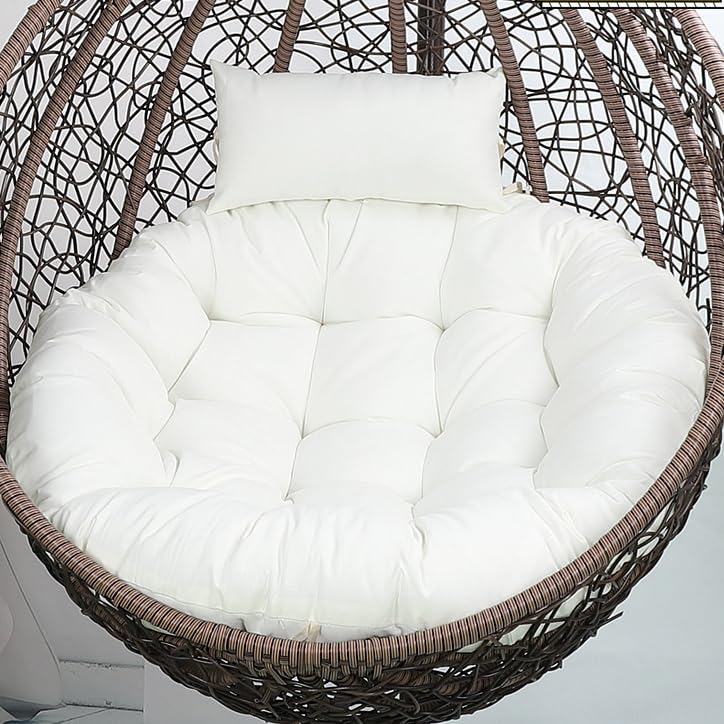 Cojín de ratán para terraza, almohadilla de columpio para silla de huevo en jardín e interior