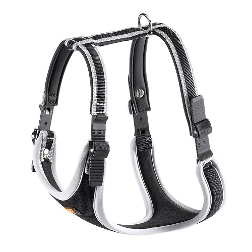 Ferplast Arnés para Perros Grandes ERGOCOMFORT, Ajustable, cómodo, Acolchado, de fácil colocación y extracción