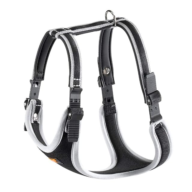 Ferplast Arnés para Perros Grandes ERGOCOMFORT, Ajustable, cómodo, Acolchado, de fácil colocación y extracción