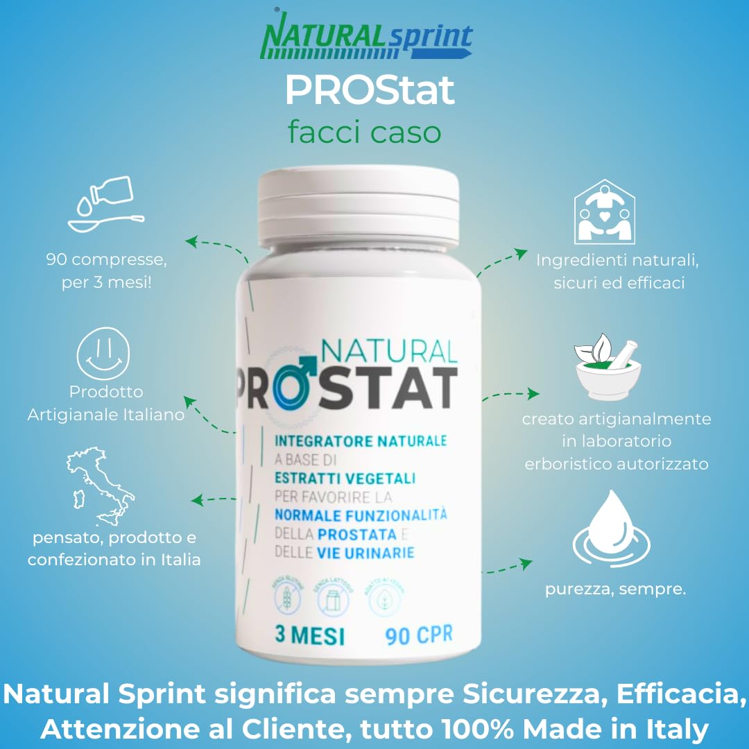 PROSTAT - SERENOA REPENS 180 cpr Integratore Naturale Prostata con Serenoa e LICOPENE Alto Dosaggio - 400MG | (6 Mesi) | Integratore Prostata con Saw Palmetto, Licopene (estratto Pomodoro) Ortica