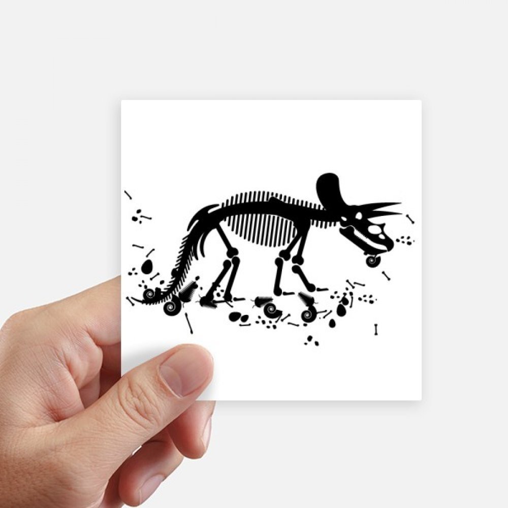 Autocollant os de dinosaure miniature pour reconnaître votre valise et protéger votre ordi