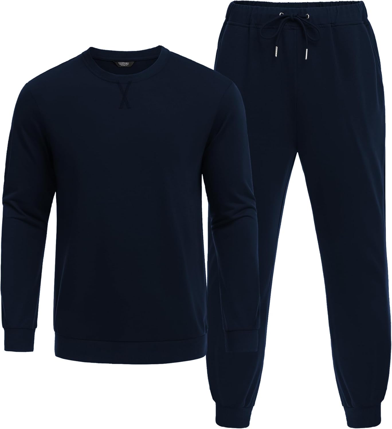 COOFANDY Men's Tracksuit 2 Piece Long Sleeve Pullover Jogging Track Suit Athletic Casual Sweatsuit