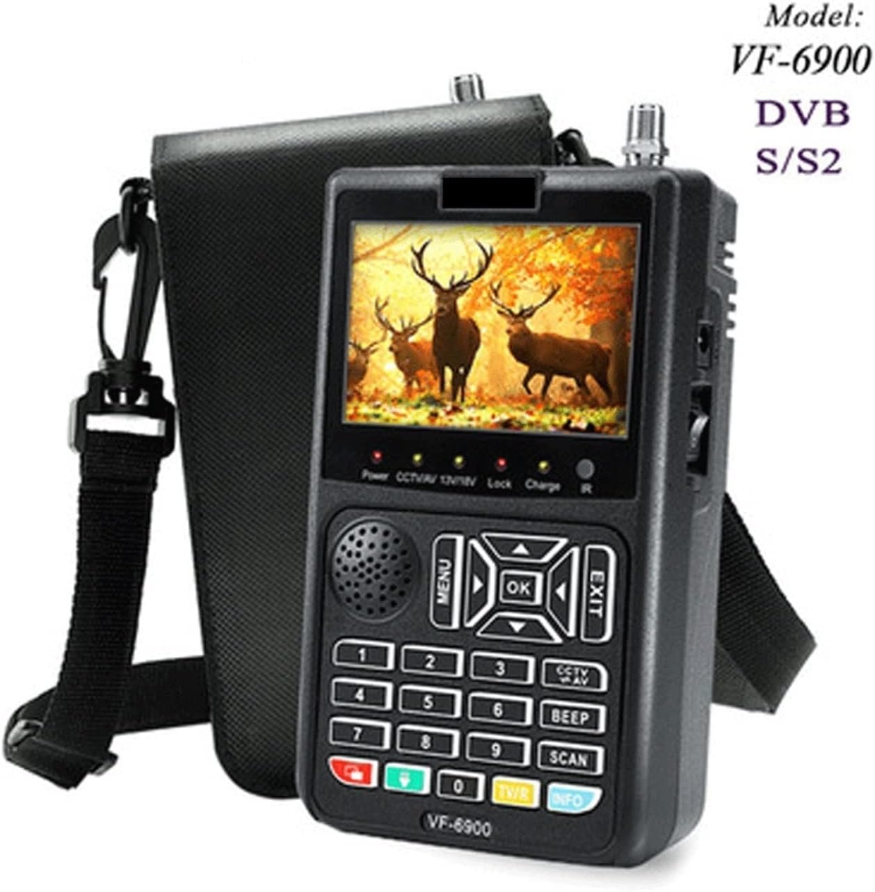 デジタル信号ファインダー、 デジタル信号ファインダー液晶画面 DVB 受容体 QPSK 衛星信号メーターファインダー地上アンテナの試