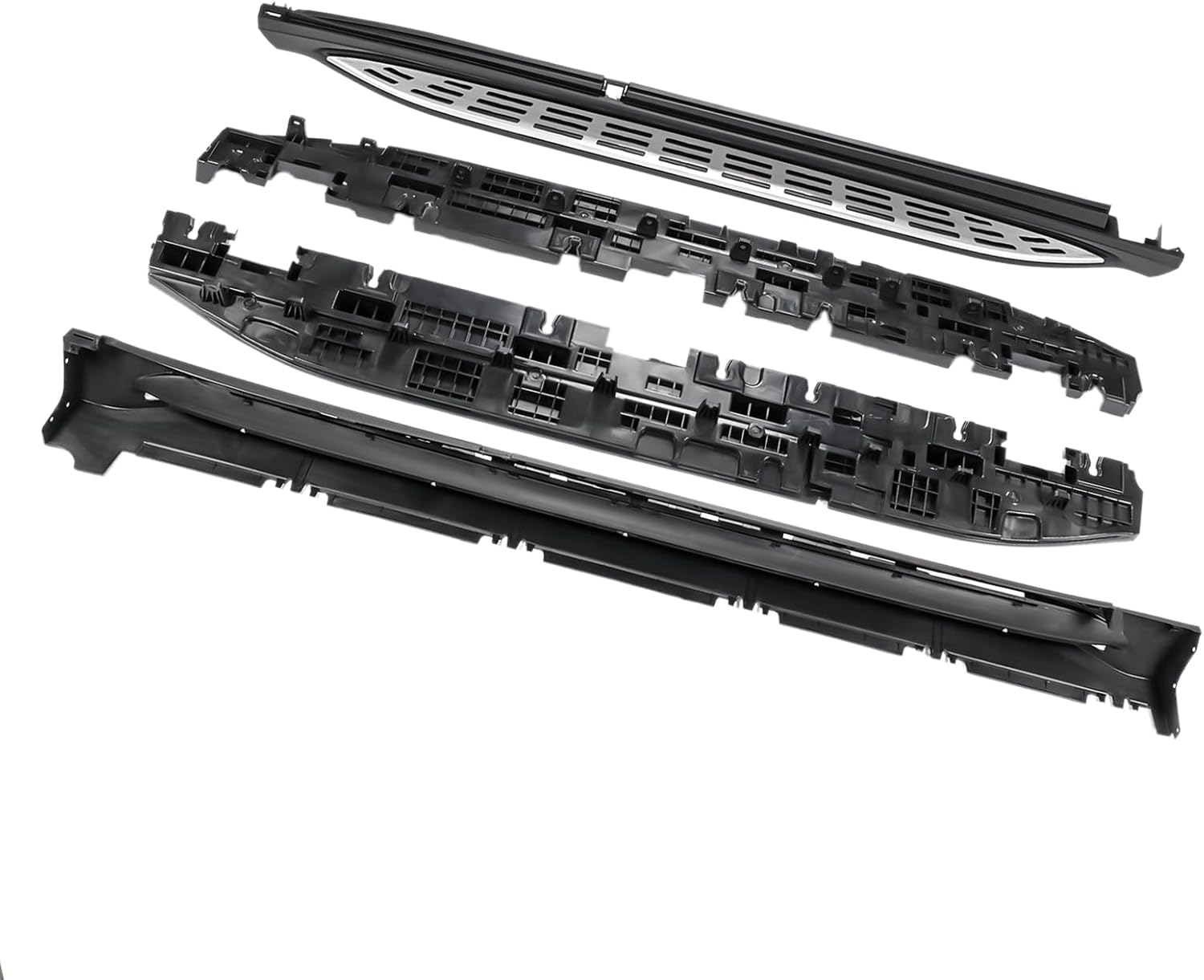 Side Step Running Boards Nerf Bars Compatible with 2020 2021 2022 2023 2024 Mercedes Benz W167 GLE350 GLE450 SUV, Not Fit Coupe,Silver