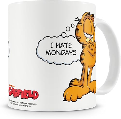 Miniatura 2 de Garfield Taza de café con licencia oficial "I Hate Mondays", talla única