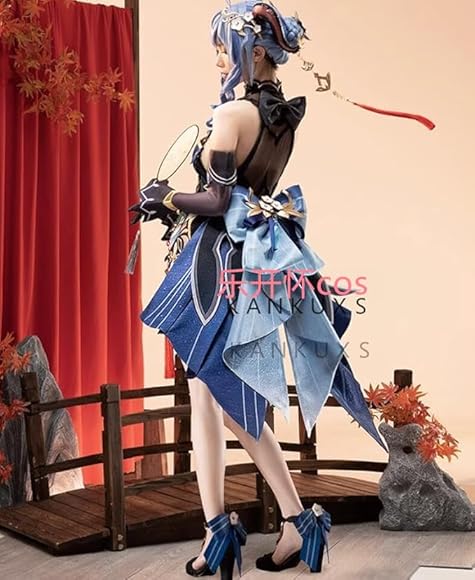 Amazon.co.jp: 原神 甘雨 海灯祭 玄玉瑶芳 コスプレ衣装 風 ウィッグ 