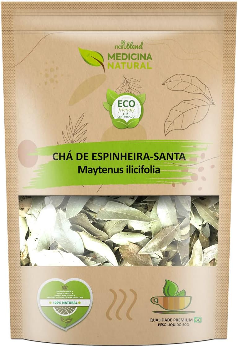 Chá de Espinheira Santa 50g : Amazon.com.br: Alimentos e Bebidas