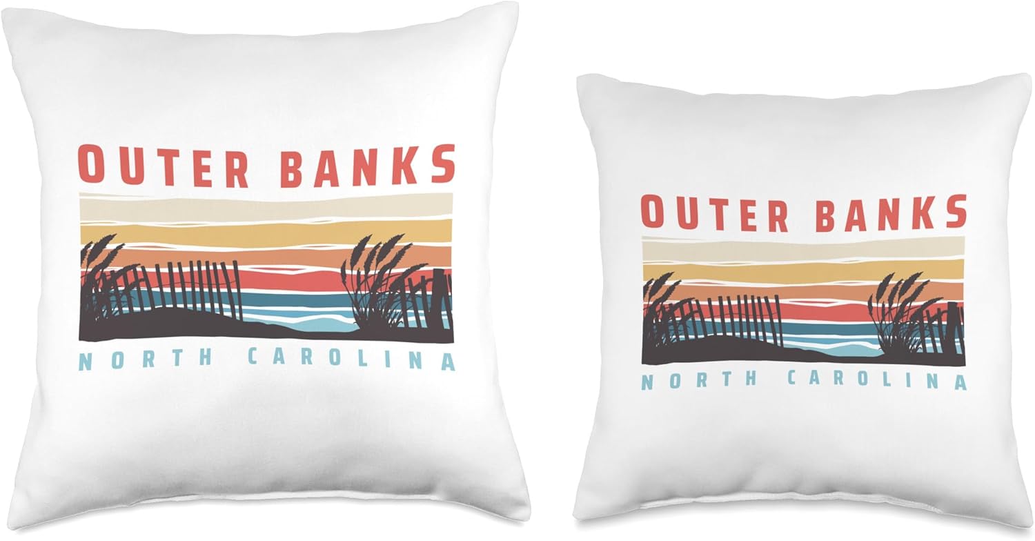 Outer Banks Throw Pillow