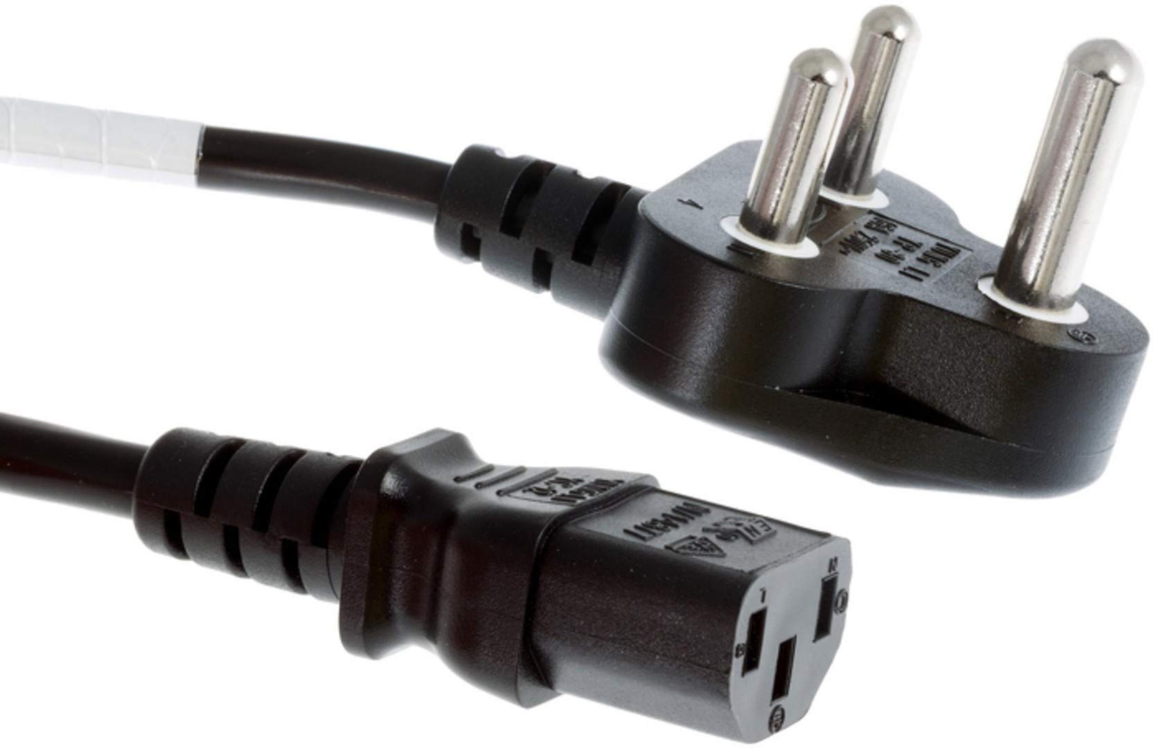 SellZone 16A 2100v Heavy Duty Copper Power Cord - Indian Power Plug