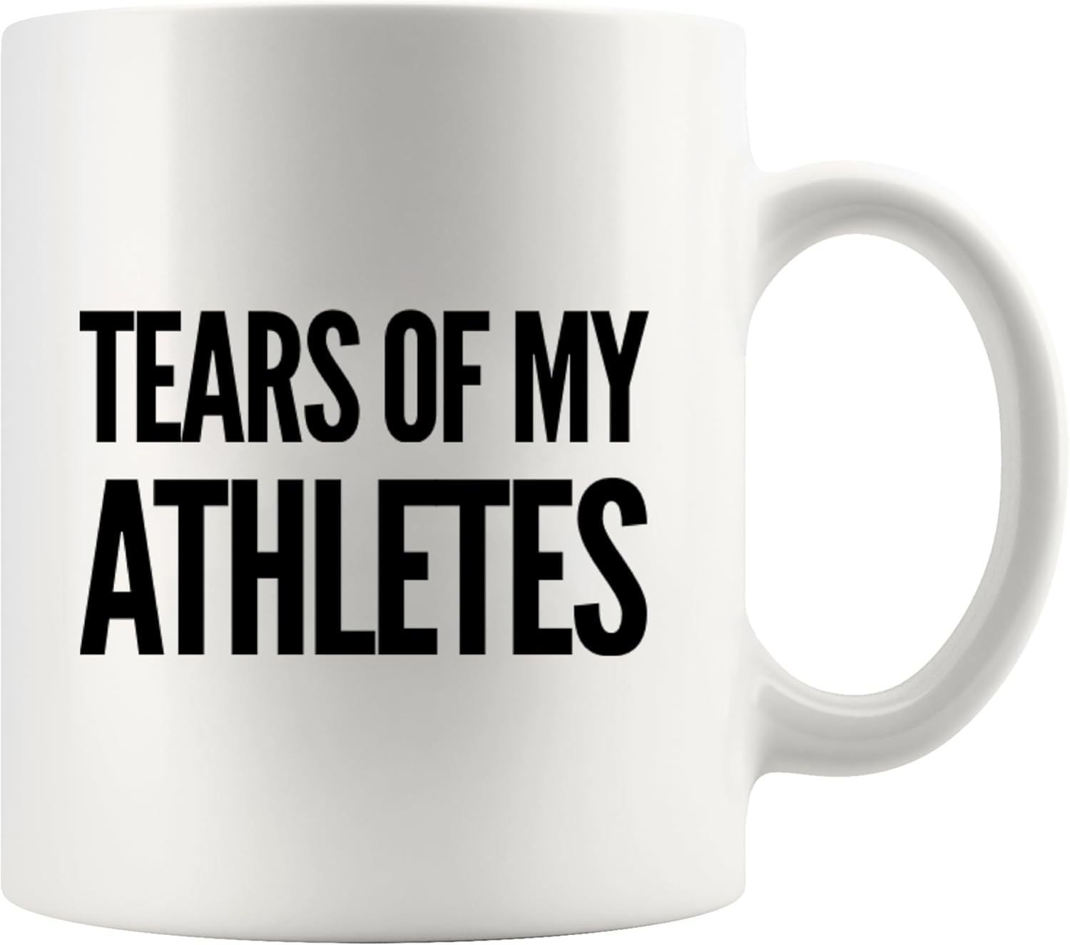 Panvola Tears of My Athletes Coach Gifts for Men Women Athletic Trainer Gifts Sports Team Manager Coffee Ceramic Mug (White, 11 oz)