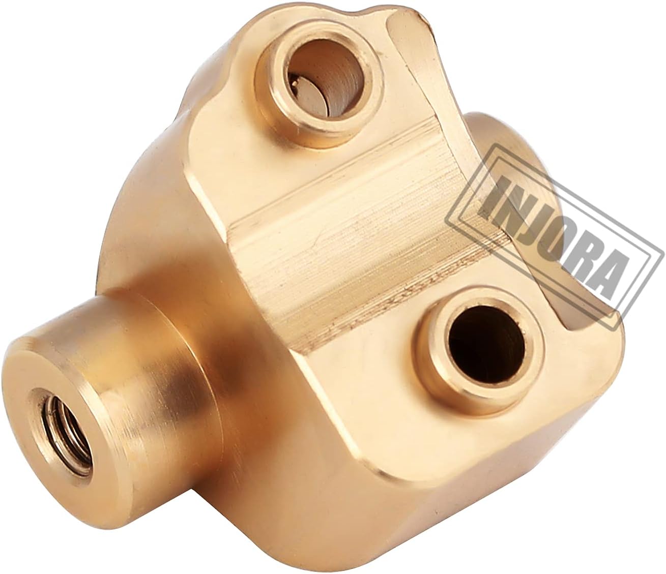 INJORA RC Axle Mount 6pcs Brass Shaft Mounting kit for Suspension Link for 1:10 RC Crawler TRX-6