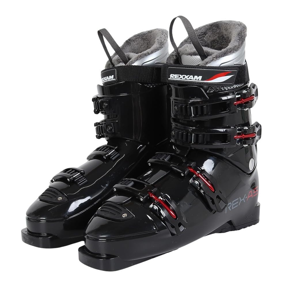 Amazon | レクザム スキーブーツ メンズ バックルブーツ REX A5 BK