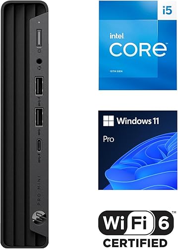 Miniatura 5 de HP Pro Mini 400 G9, Intel i5-13500T (14 núcleos, Beats Intel i7-12700T), 16 GB de RAM, 256 GB SSD, computadora de escritorio empresarial, Win 11 Pro