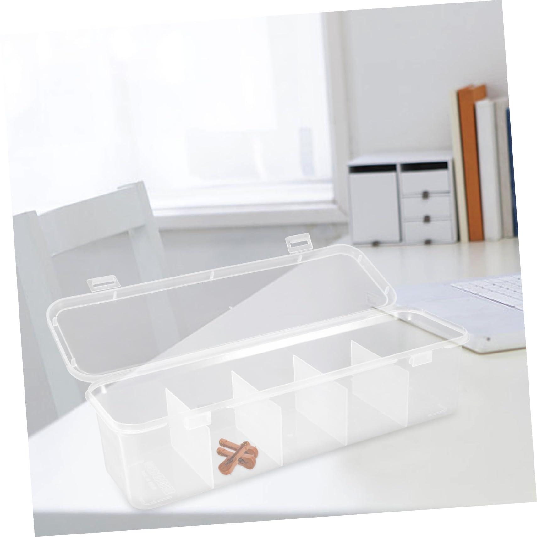 Healeved 15 Stück Teiliges Multi-fach Organizer Haargummis und Haar-accessoires Kompakt mit Deckel Platzsparend Stilvoll für Zuhause und Unterwegs zur Ordentlichen Aufbewahrung und