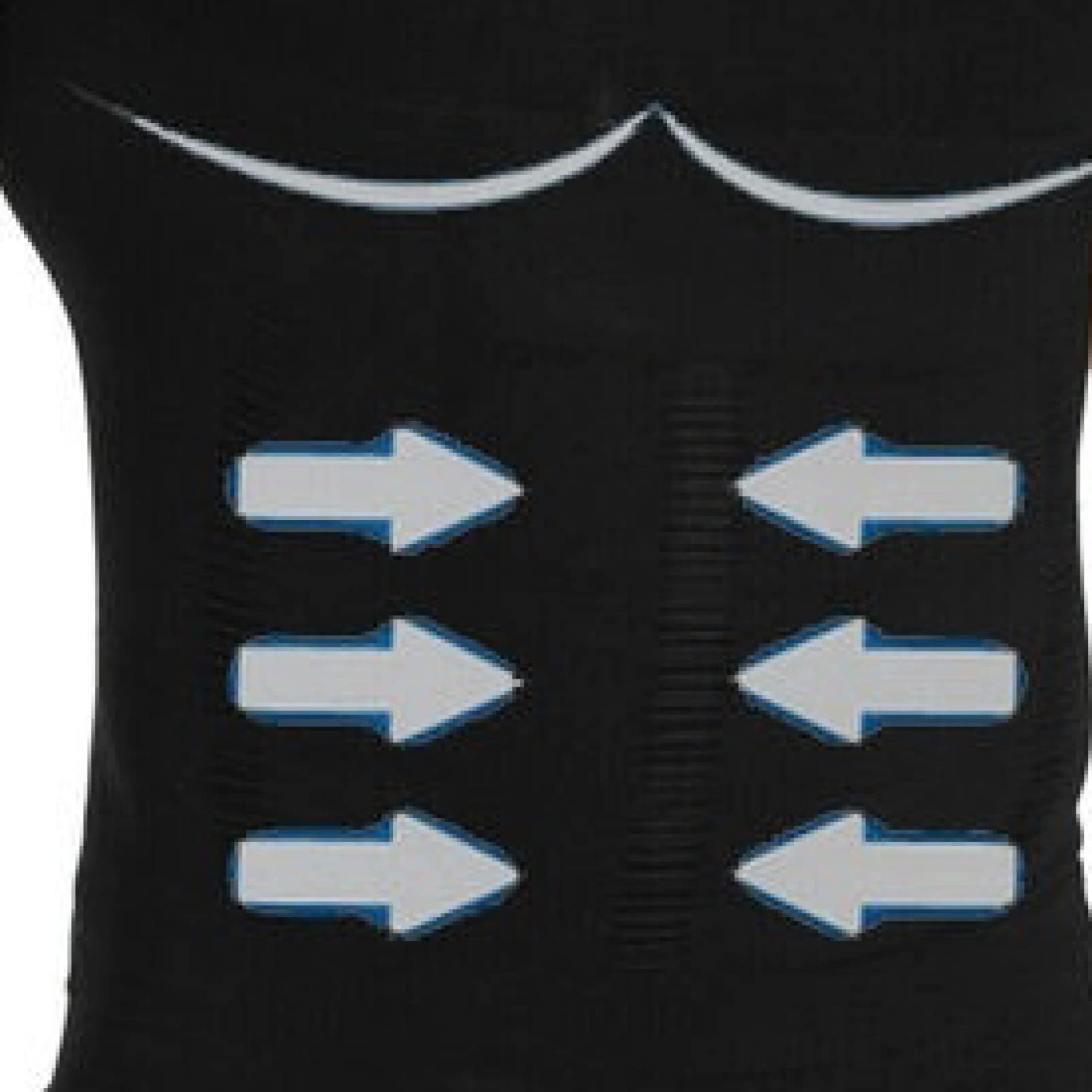 body shaper dla mężczyzn rozciągliwa koszulka kompresyjna treningowe koszulki wyszczuplają brzuch - warstwa podstawowa modelująca sylwetkę z krótkimi rękawami