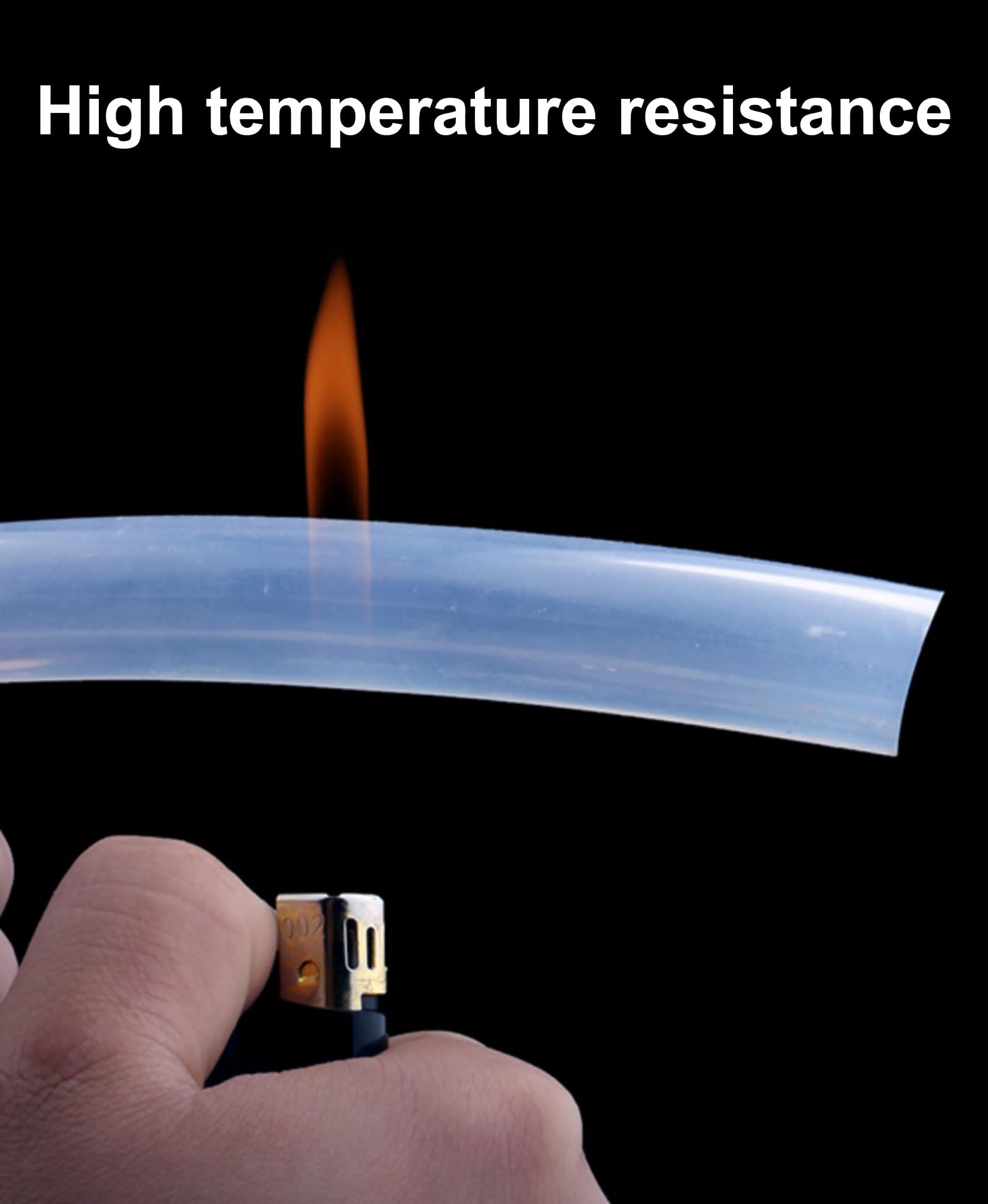 COYOUCO Silicon Tubing,Food Grade Silicon Tubing High Temp Pure Silicone Hose Tube for Home Brewing Winemaking,8Mm Id,1M Length,8x12mm