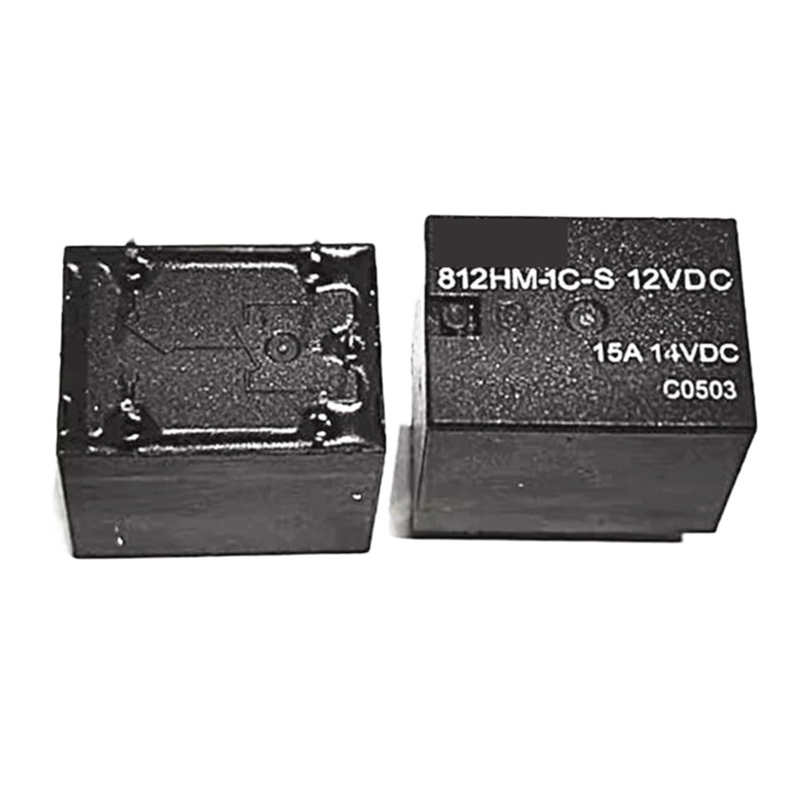 Relé 812HM1CS de 12 V CC con 5 pines para una conmutación eléctrica estable y sin caídas