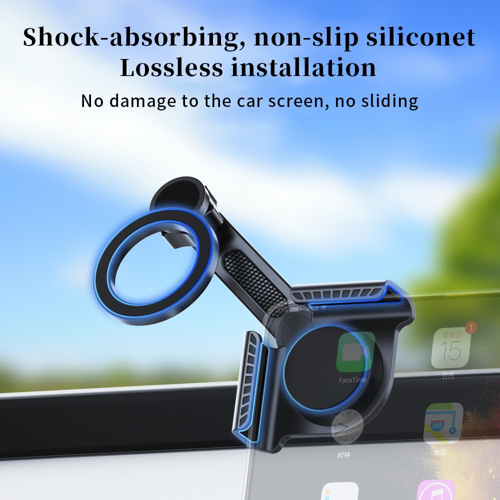 Tesla Phone Holder Magnetic Mount - Strong Magnet Car Phone Mount For Model 3/Y/S/X Accessories