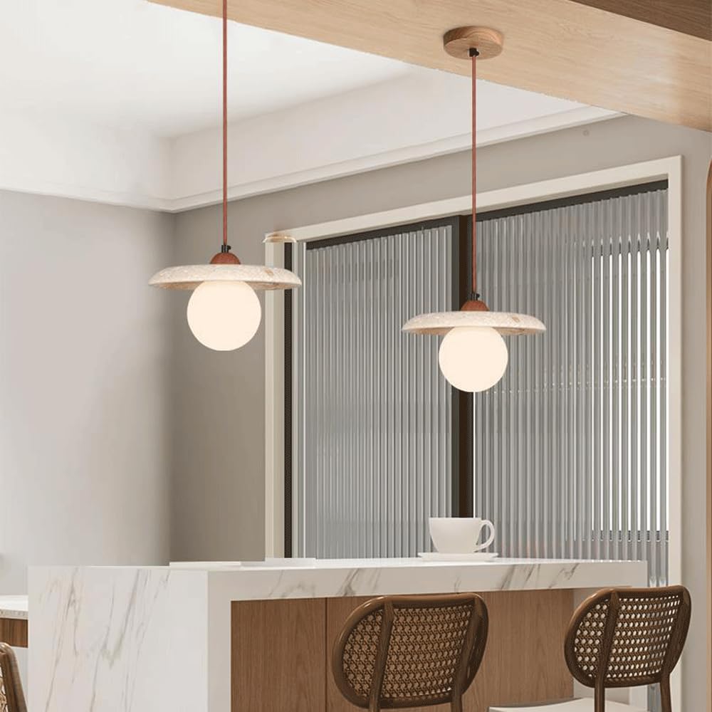 Einkopf-Kronleuchter mit G9-Lichtquelle, personalisierter Marmor-Pendellampenschirm, Hängeleuchte für die Unterputzmontage, Dekorationsleuchten für Wohnzimmer, Schlafzimmer und Esszimmer
