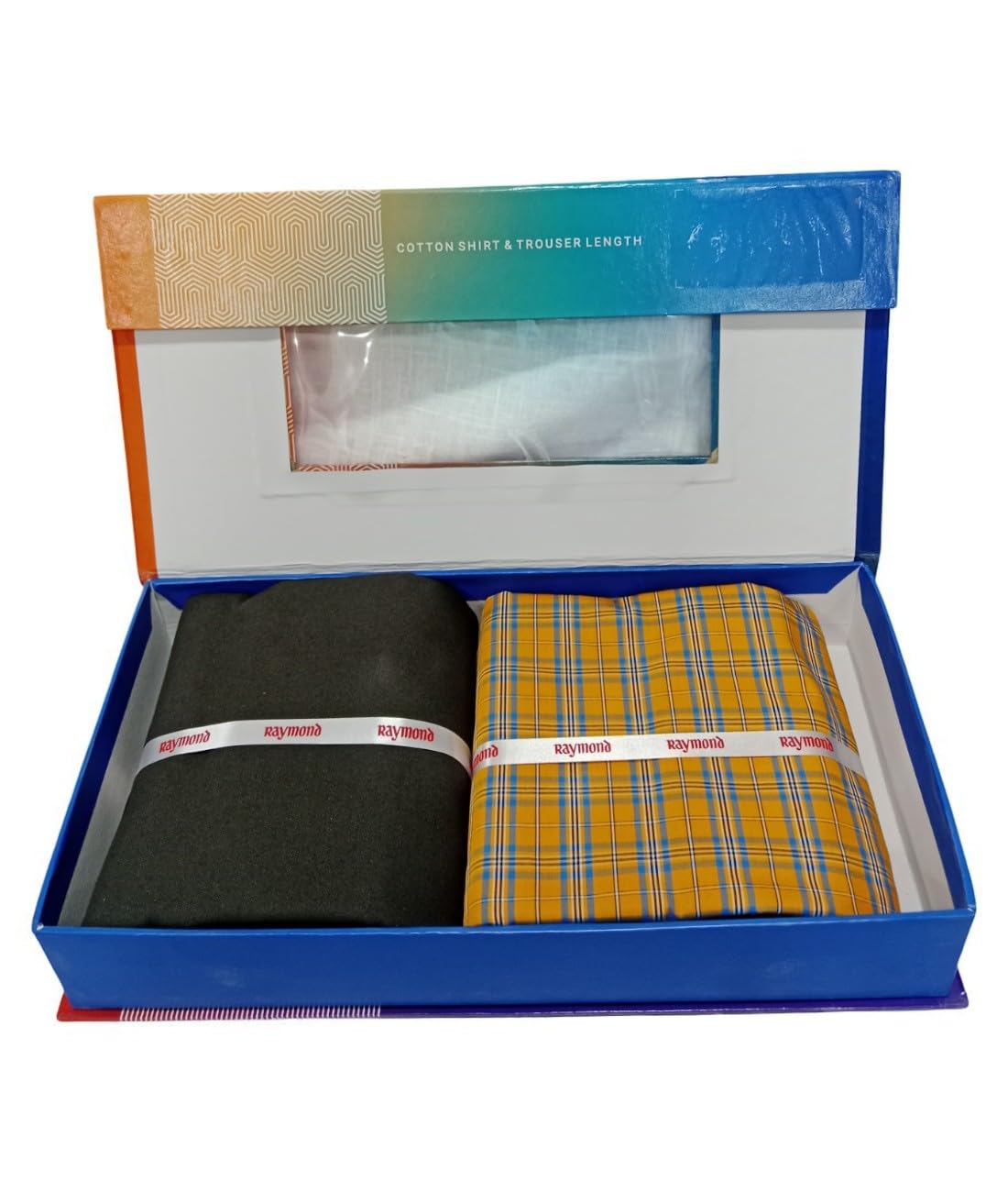 raymond fabrics Raymond Premium Cotton Shirt & Trouser Fabric Combo | Elegant Formal Wear | Soft & Breathable Material | Office & Occasion Ready-picture-12
