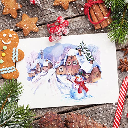 100 Pieces Watercolor Paper 140 Lb/ 300 Gsm Heavyweight Art Paint Paper White Water Coloring Paint Paper For Artist And Kids (9 X 12 Inch) #TOP2