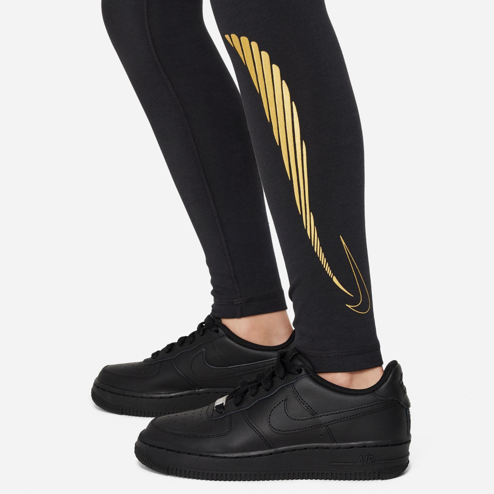 NIKE - G NSW Fvrt HR Tght Shne, Leggings Bambine e Ragazze