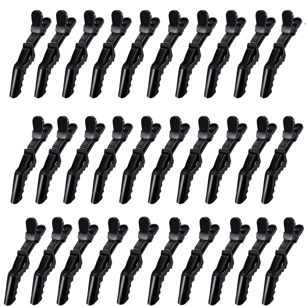 30 Pcs Alligator Hair Clip for Styling Sectioning Salon