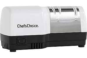 Chef'sChoice Hybrid Knife Sharpener: Diamond-Abrasive, Electric and Manual 2-Stage Sharpening
