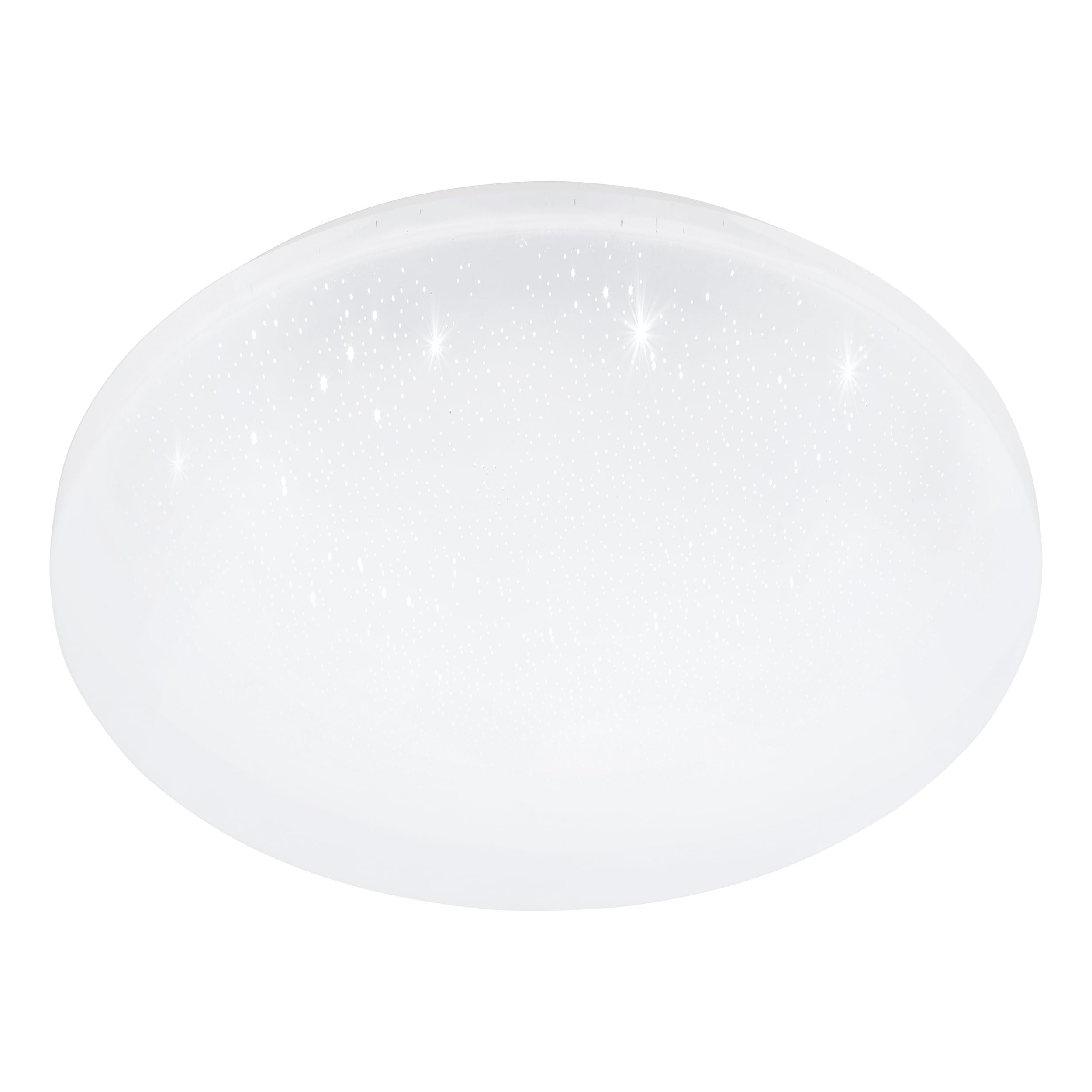 Eglo LED Ceiling Light Panel Frania-S, Flush Mount lamp with Crystal Effect