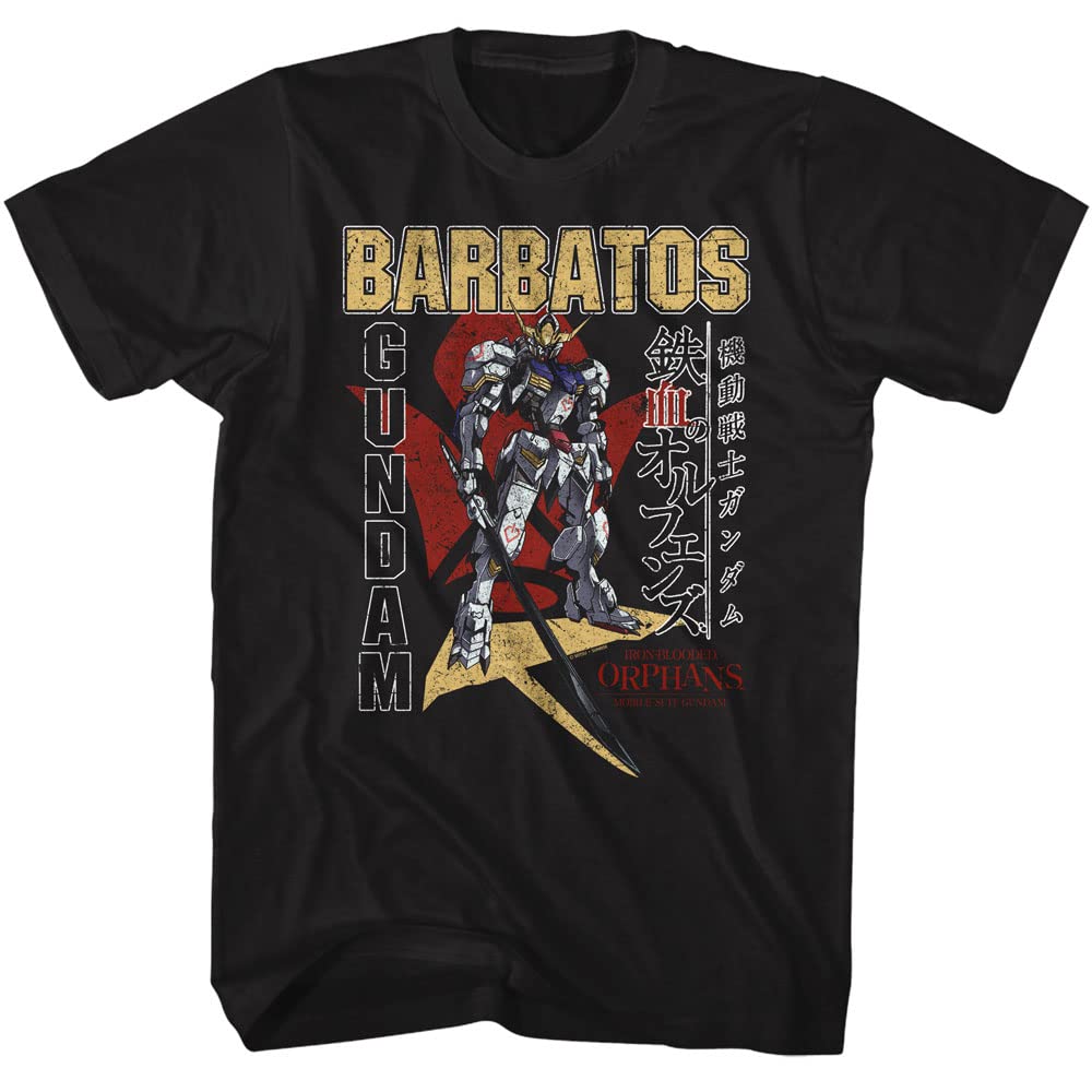 American ClassicsIron-Blooded Orphans Mobile Suit Gundam Barbatos Anime Japanese Men's Short Sleeve T Shirt Graphic Tees